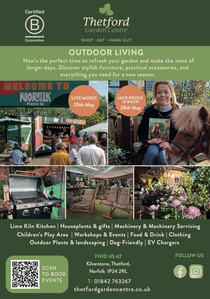 AD Thetford Garden Centre May events